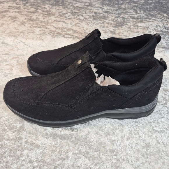 Kim Rogers Yola Black Slip On Loafers Womens 8.5M Ultra Comfort Casual Shoes - Picture 7 of 10